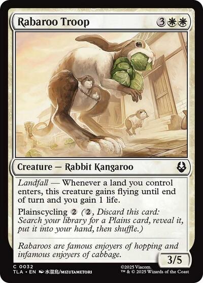 Rabaroo Troop (TLA) #32 Common Avatar: The Last Airbender Magic: The Gathering: 2025
