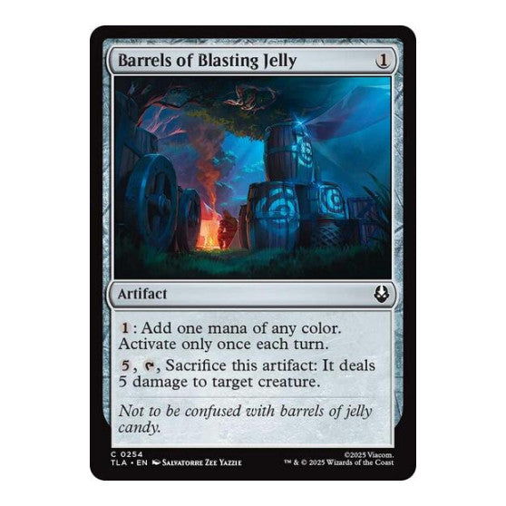 Barrels of Blasting Jelly (TLA) #254 Common Avatar: The Last Airbender Magic: The Gathering: 2025
