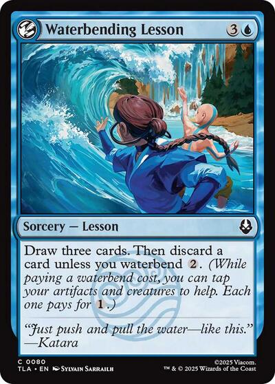 2025 Magic: Avatar: The Last Airbender (TLA) - Waterbending Lesson (#80, Common)