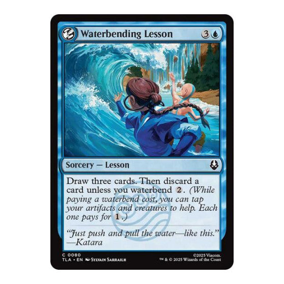 Waterbending Lesson (TLA) #80 Common Avatar: The Last Airbender Magic: The Gathering: 2025