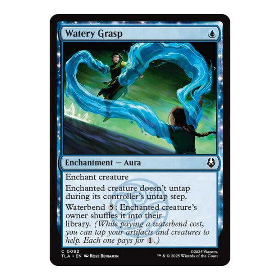 Watery Grasp (TLA) #82 Common Avatar: The Last Airbender Magic: The Gathering: 2025