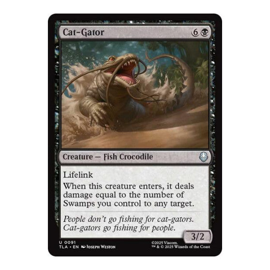 Cat-Gator (TLA) #91 Uncommon Avatar: The Last Airbender Magic: The Gathering: 2025