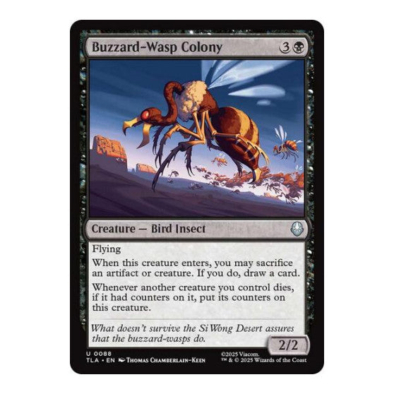 Buzzard-Wasp Colony (TLA) #88 Uncommon Avatar: The Last Airbender Magic: The Gathering: 2025