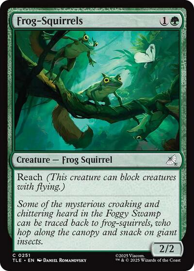 Frog Squirrels (TLE) #251 Common Avatar: The Last Airbender: Eternal-Legal Magic: The Gathering: 2025