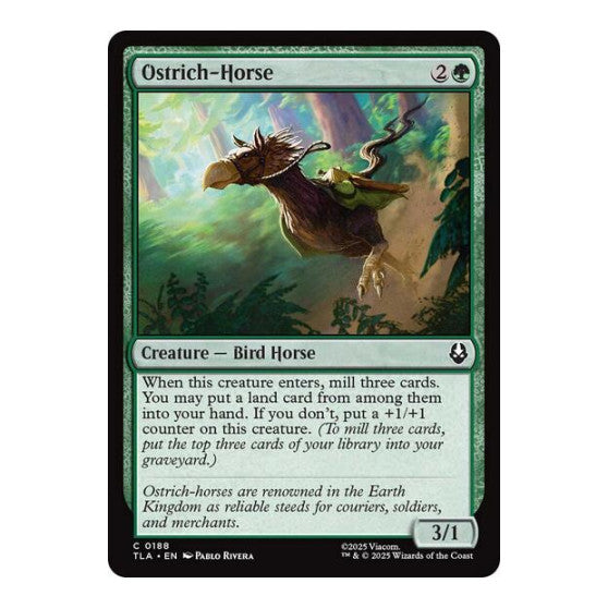 Ostrich-Horse (TLA) #188 Common Avatar: The Last Airbender Magic: The Gathering: 2025