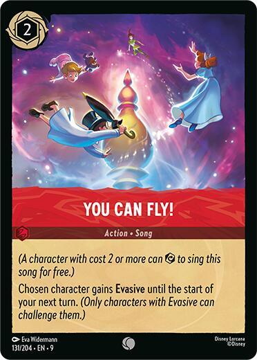 You Can Fly! (9) #131/204 Common (Near Mint) Fabled Disney Lorcana: 2025