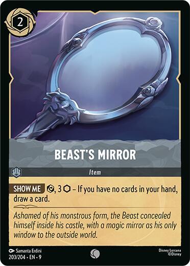 Beasts Mirror (9) #203/204 Common (Near Mint) Fabled Lorcana TCG: 2025