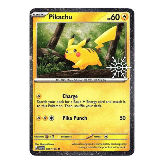 Pikachu 025 165 Holiday Calendar (MCAP) #025/165 Common (Holofoil Near Mint) Miscellaneous Cards & Products Pokemon: 2026