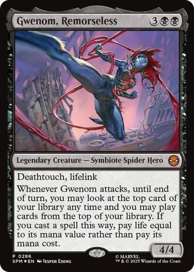Gwenom, Remorseless (UMP) #286 Promo (Foil Near Mint) Unique and Miscellaneous Promos Magic: The Gathering: 2026