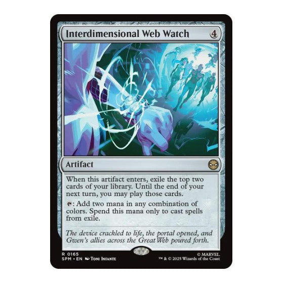 Interdimensional Web Watch (SPM) #165 Rare (Lightly Played) Marvel's Spider-Man Magic: The Gathering: 2025