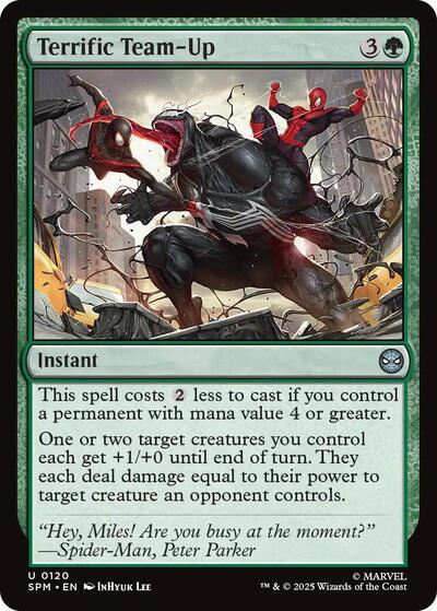 Terrific Team-Up (SPM) #120 Uncommon (Lightly Played) Marvel's Spider-Man Magic: The Gathering: 2025