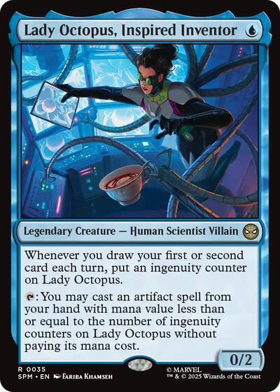 Lady Octopus, Inspired Inventor (SPM) #35 Rare Marvel's Spider-Man Magic: The Gathering: 2025