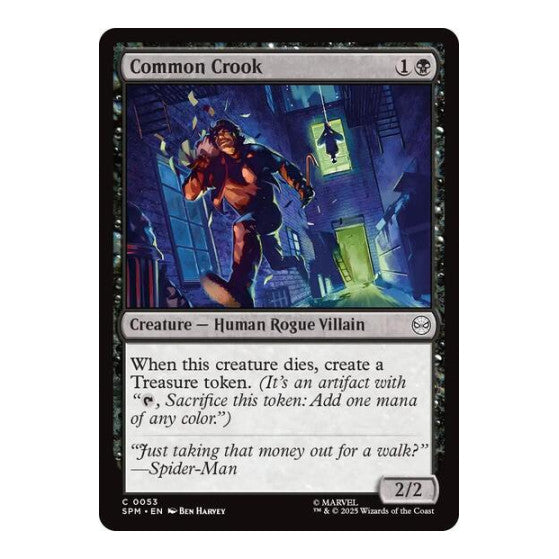 Common Crook (SPM) #53 Common Marvel's Spider-Man Magic: The Gathering: 2025