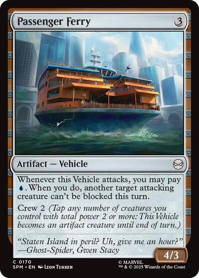 Passenger Ferry (SPM) #170 Common (Lightly Played) Marvel's Spider-Man Magic: The Gathering: 2025