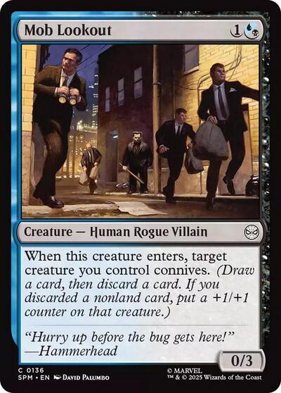 Mob Lookout (SPM) #136 Common (Lightly Played) Marvel's Spider-Man Magic: The Gathering: 2025