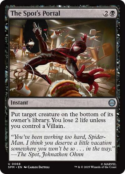 The Spot's Portal (SPM) #68 Uncommon (Lightly Played) Marvel's Spider-Man Magic: The Gathering: 2025