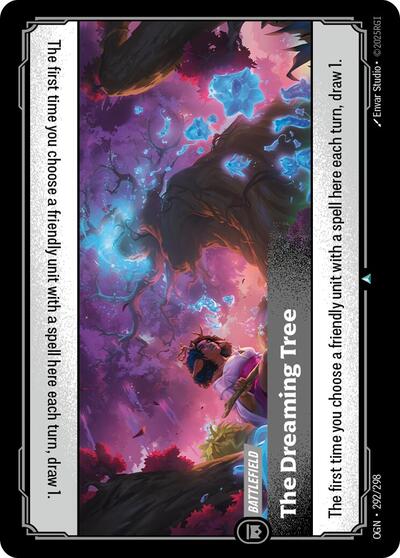 The Dreaming Tree (OGN) #292/298 Uncommon (Near Mint) Origins Riftbound: League of Legends Trading Card Game: 2025