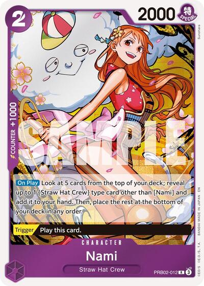 Nami (PRB-02) #PRB02-012 Rare (Foil Near Mint) Premium Booster -The Best- Vol. 2 One Piece Card Game: 2025