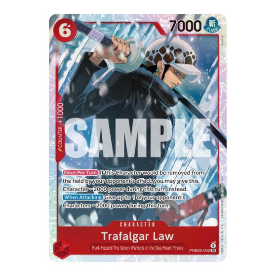 Trafalgar Law - PRB02-002 (PRB-02) #PRB02-002 Super Rare Premium Booster -The Best- Vol. 2 One Piece Card Game: 2025