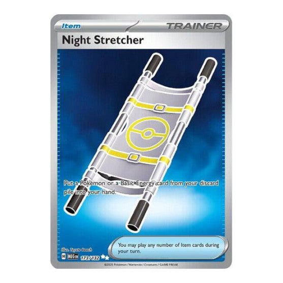 Night Stretcher (MEG) #173/132 Ultra Rare (Holofoil Near Mint) ME01: Mega Evolution Pokemon: 2025