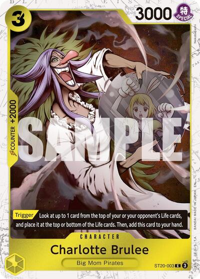 Charlotte Brulee Pirate Foil (PRB-02) #ST20-003 Common (Foil Near Mint) Premium Booster -The Best- Vol. 2 One Piece Card Game: 2025