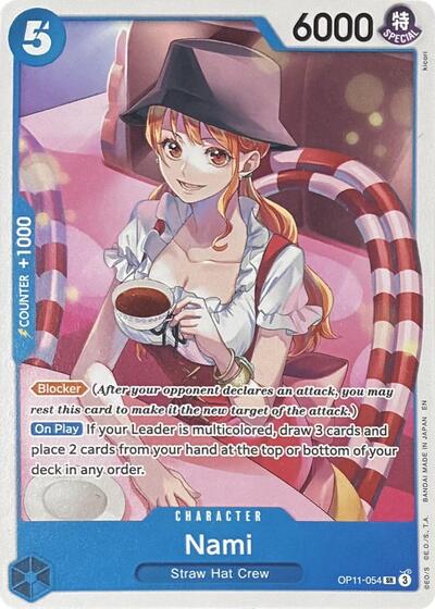 Nami OP11 054 (LT-01) #OP11-054 Secret Rare (Near Mint) Learn Together Deck Set One Piece Card Game: 2025