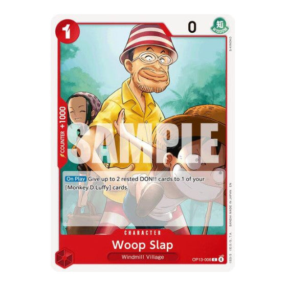 Woop Slap (OP13) #OP13-006 Common (Near Mint) Carrying On His Will One Piece Card Game: 2025