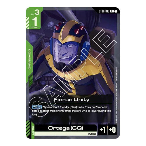 Fierce Unity (ST06) #ST06-013 Common (Lightly Played) Starter Deck 06: Clan Unity Gundam Card Game: 2025