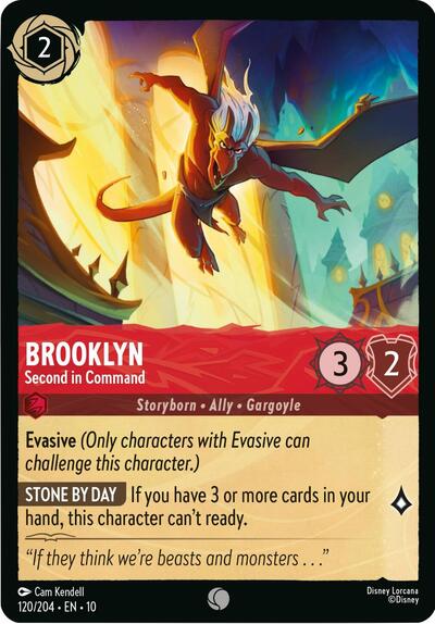 Brooklyn - Second in Command (10) #120/204 Common (Near Mint) Whispers in the Well Disney Lorcana: 2025