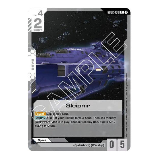 Sleipnir (GD02) #GD02-130 Common (Lightly Played) Dual Impact Gundam Card Game: 2025