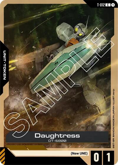Daughtress (T-012) (GD02) #T-012 Common (Near Mint) Dual Impact Gundam Card Game: 2025