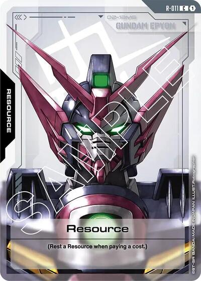 Resource (R-011) (GD02) #R-011 Common (Near Mint) Dual Impact Gundam Card Game: 2025
