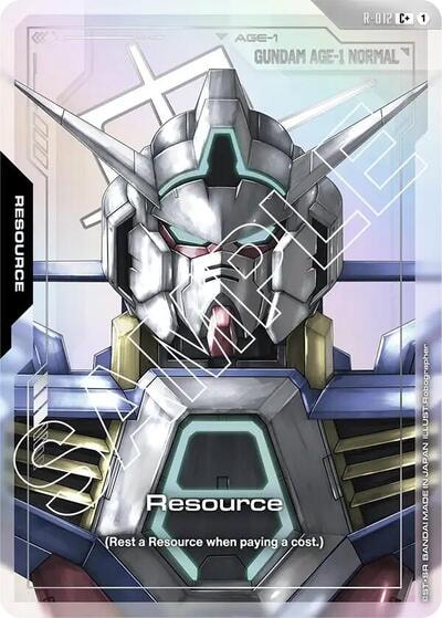 Resource (R-012) (C+) (GD02) #R-012 C+ (Holofoil Near Mint) Dual Impact Gundam Card Game: 2025