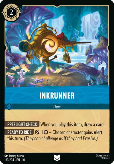 Inkrunner (10) #169/204 Uncommon Whispers in the Well Disney Lorcana: 2025