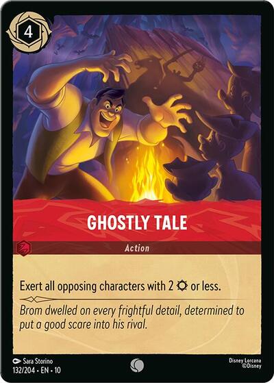Ghostly Tale (10) #132/204 Common (Near Mint) Whispers in the Well Disney Lorcana: 2025