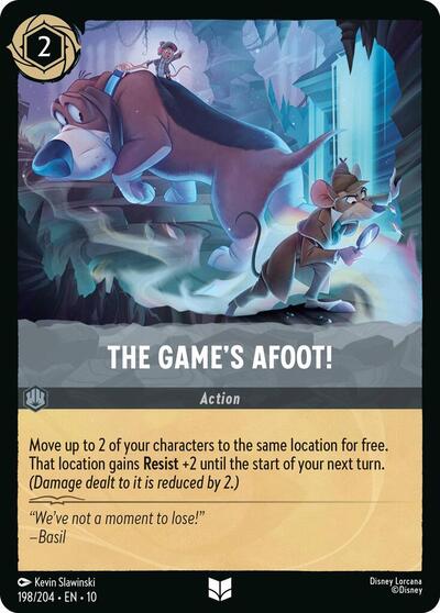 The Game's Afoot! (10) #198/204 Uncommon (Near Mint) Whispers in the Well Disney Lorcana: 2025