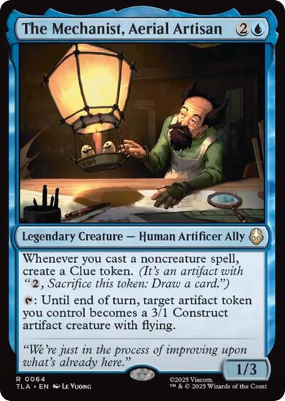 The Mechanist Aerial Artisan (TLA) #64 Rare Avatar: The Last Airbender Magic: The Gathering: 2025