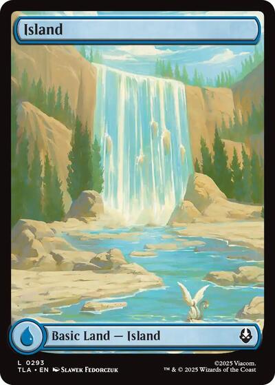 Island 0293 (TLA) #293 Land Avatar: The Last Airbender Magic: The Gathering: 2025