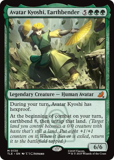 Avatar Kyoshi Earthbender (TLE) #130 Mythic Rare Avatar: The Last Airbender: Eternal-Legal Magic: The Gathering: 2025