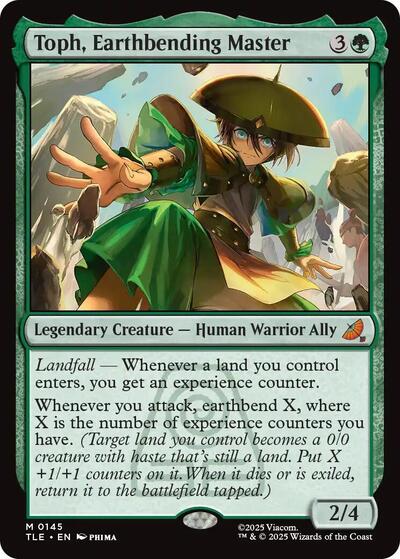 Toph Earthbending Master (TLE) #145 Mythic Rare (Near Mint) Avatar: The Last Airbender: Eternal-Legal Magic: The Gathering: 2025