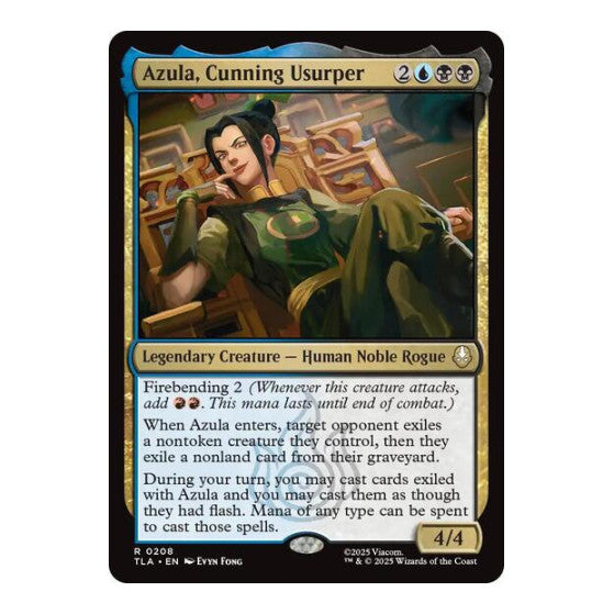 Azula, Cunning Usurper (TLA) #208 Rare Avatar: The Last Airbender Magic: The Gathering: 2025