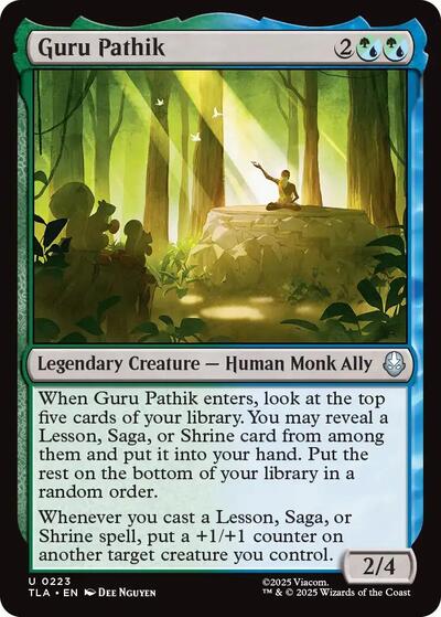 Guru Pathik (TLA) #223 Uncommon Avatar: The Last Airbender Magic: The Gathering: 2025