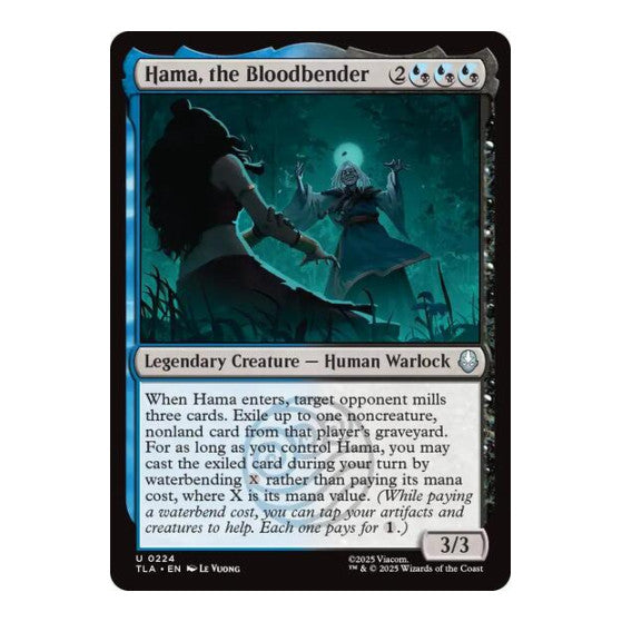 Hama, the Bloodbender (TLA) #224 Uncommon Avatar: The Last Airbender Magic: The Gathering: 2025