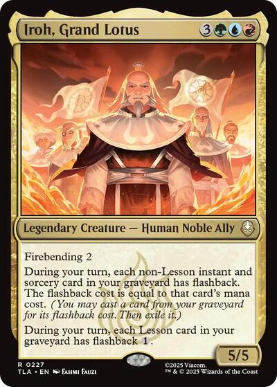 2025 Magic: Avatar: The Last Airbender (TLA) - Iroh Grand Lotus (#227, Rare)