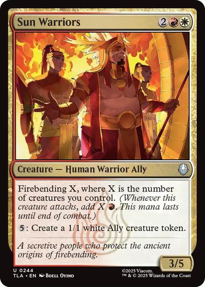 2025 Magic: Avatar: The Last Airbender (TLA) - Sun Warriors (#244, Uncommon) (Lightly Played)