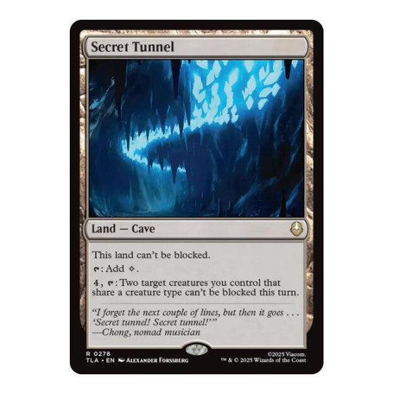 Secret Tunnel (TLA) #278 Rare Avatar: The Last Airbender Magic: The Gathering: 2025