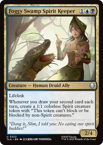 Foggy Swamp Spirit Keeper (TLA) #222 Uncommon Avatar: The Last Airbender Magic: The Gathering: 2025