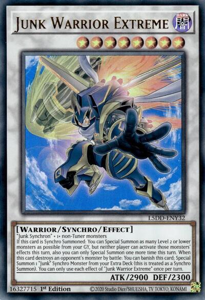 Junk Warrior Extreme (L5DD) #L5DD-ENY32 Ultra Rare (1st Edition Near Mint) Legendary 5D's Decks YuGiOh: 2025