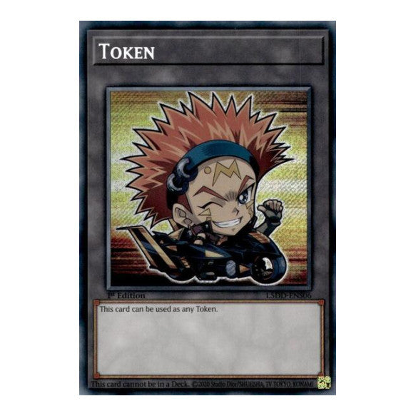 Token (Crow) (L5DD) #L5DD-ENS06 Secret Rare (1st Edition Near Mint) Legendary 5D's Decks YuGiOh: 2025