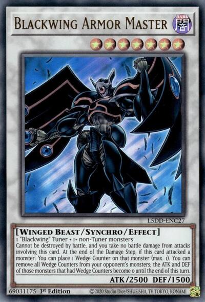 Blackwing Armor Master (L5DD) #L5DD-ENC27 Ultra Rare (1st Edition Near Mint) Legendary 5D's Decks YuGiOh: 2025